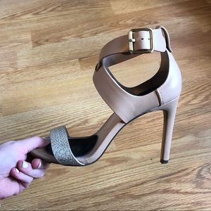 Nude strapheels by Charles David